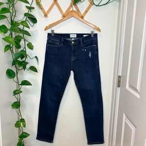 FRAME Le Garcon Straight Leg Jeans - Dublin Grind